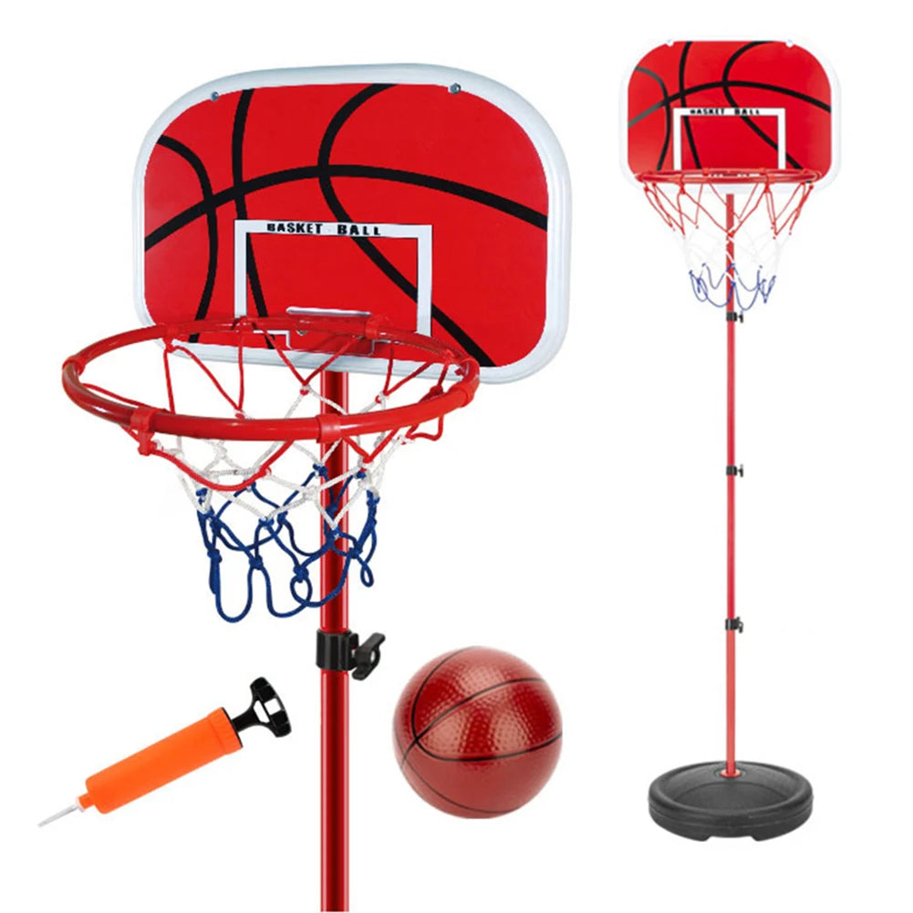 Portable Adjustable Kids Basketball Hoop Set with Ball & Pump – Indoor/Outdoor Play