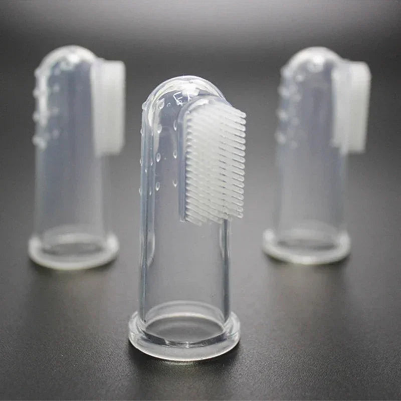Soft Silicone Pet Finger Toothbrush – Dog & Cat Dental Care