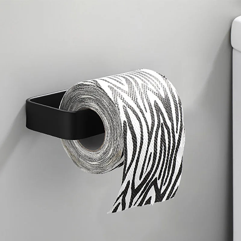 Adhesive Kitchen Paper Towel Holder - Toilet Roll Dispenser & Napkin Rack