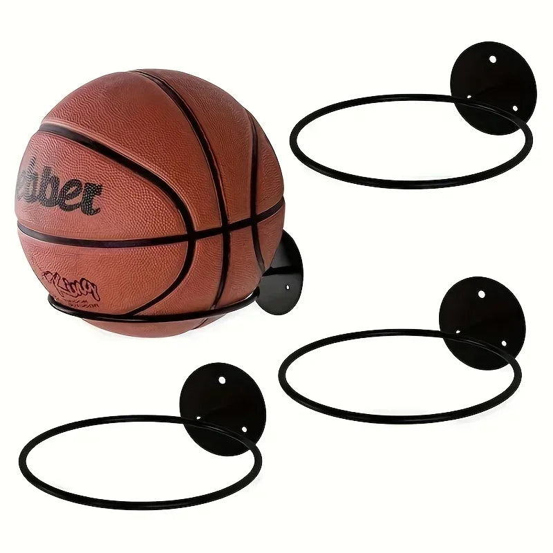 Metal wall sports stand for basketball, football, volleyball