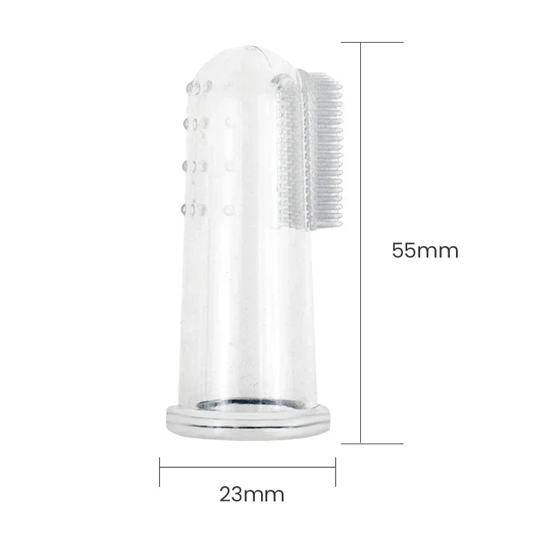 Soft Silicone Pet Finger Toothbrush – Dog & Cat Dental Care
