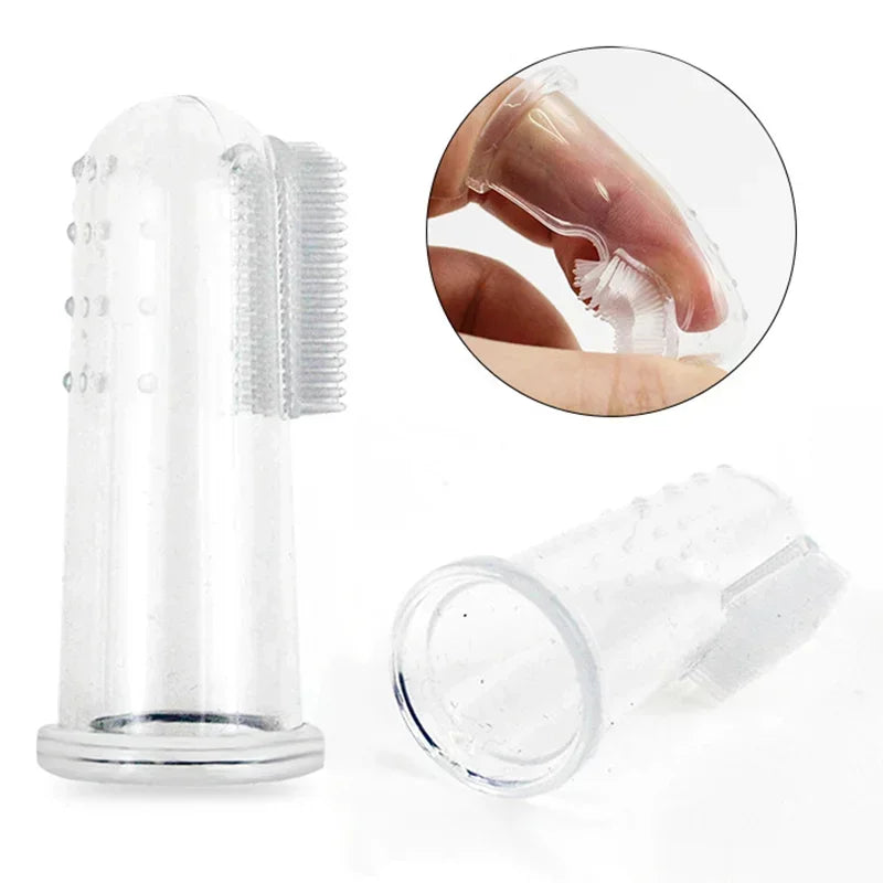 Soft Silicone Pet Finger Toothbrush – Dog & Cat Dental Care