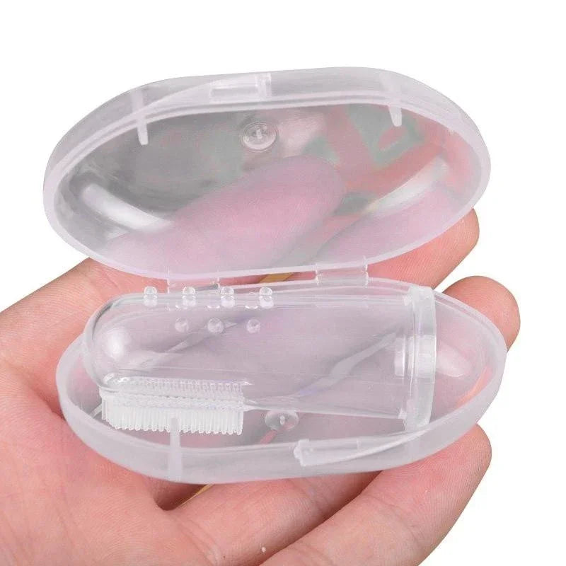 Soft Silicone Pet Finger Toothbrush – Dog & Cat Dental Care