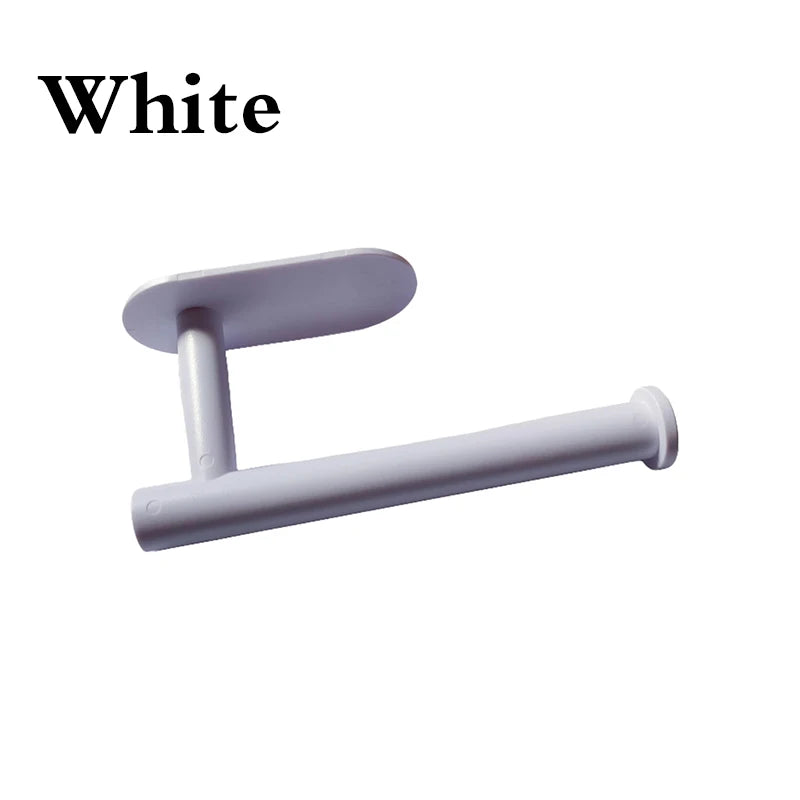 Adhesive Kitchen Paper Towel Holder - Toilet Roll Dispenser & Napkin Rack