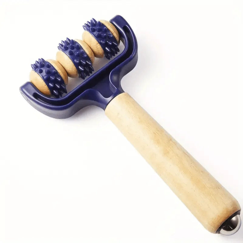 Portable T-Shaped Body Massager – Multi-Purpose Roller for Face, Neck, Legs, and Abdomen