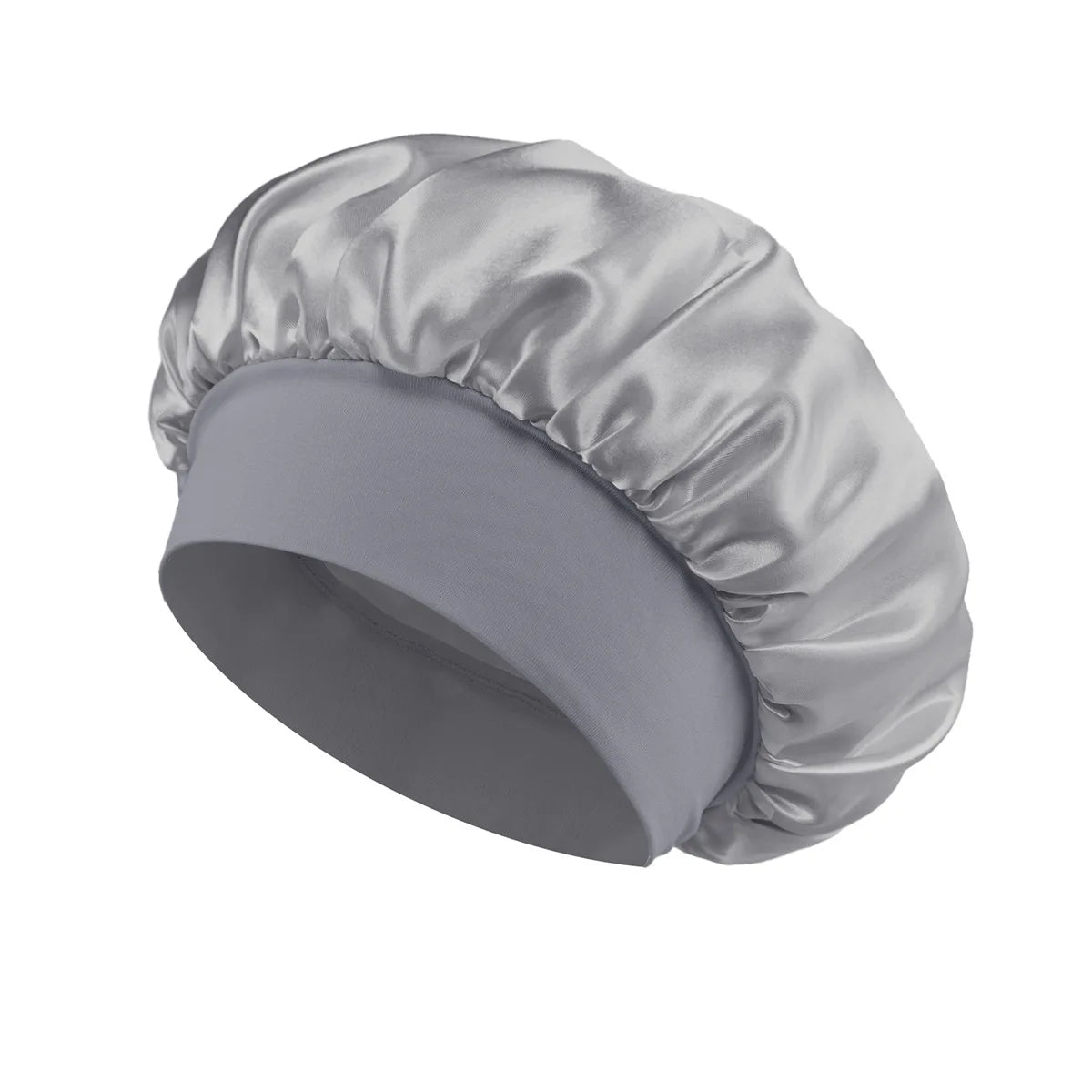 Luxury Satin Hair Bonnet – Silk-Lined Sleep Cap for Long Hair, Shower, or Nighttime Care
