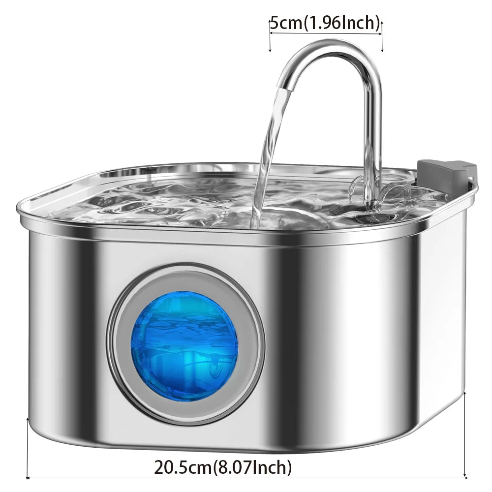 3.2L Stainless Steel Auto Pet Water Feeder