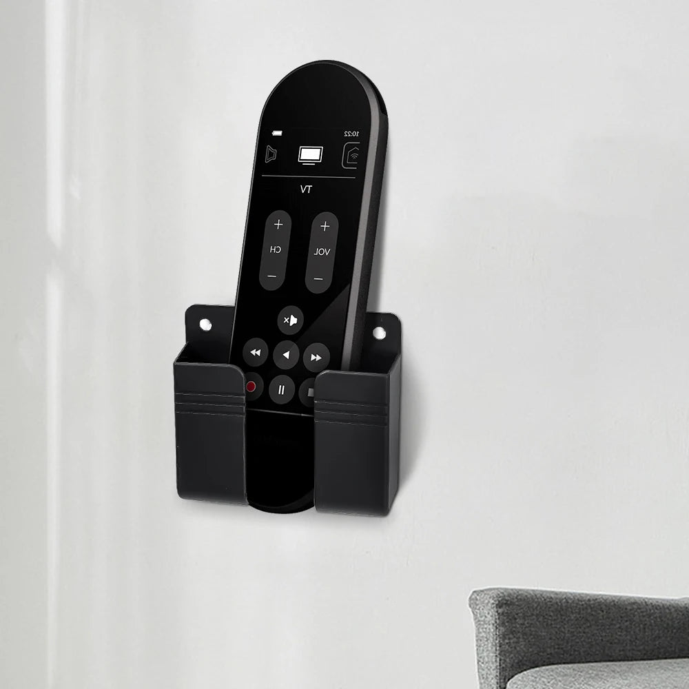 Self-Adhesive Wall Storage Holder – No-Drill Organizer for Remotes, Phones, and Small Accessories