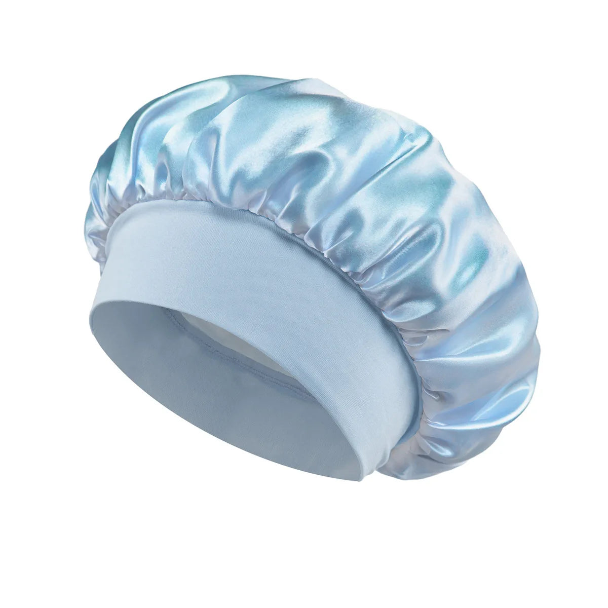 Luxury Satin Hair Bonnet – Silk-Lined Sleep Cap for Long Hair, Shower, or Nighttime Care