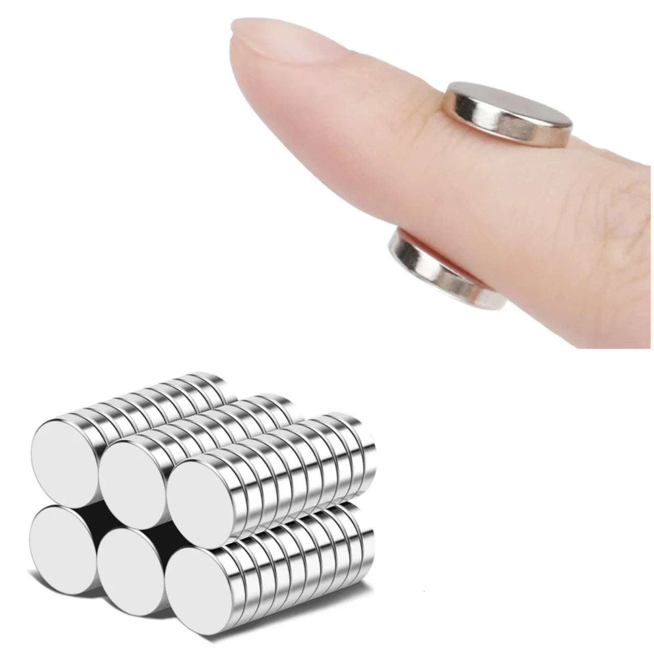 Round Fridge Magnets – Strong DIY & Office Craft Accessories (Multiple Sizes)