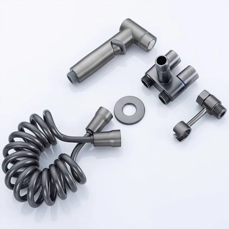Handheld Bidet Sprayer Set – Dual Outlet Shower Head for Toilet Hygiene