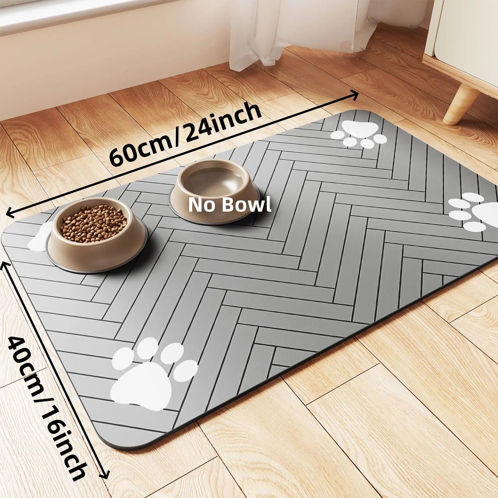 Waterproof Pet Feeding Mat – Quick-Dry Placemat for Dog & Cat Bowls