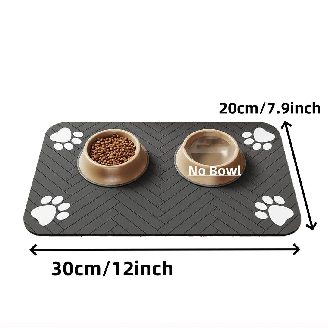 Waterproof Pet Feeding Mat – Quick-Dry Placemat for Dog & Cat Bowls