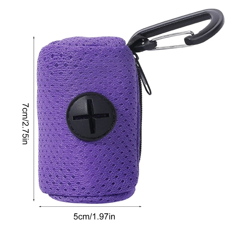 Dog Waste Bag Dispenser – Portable Poop Bag Holder for Easy Cleanup