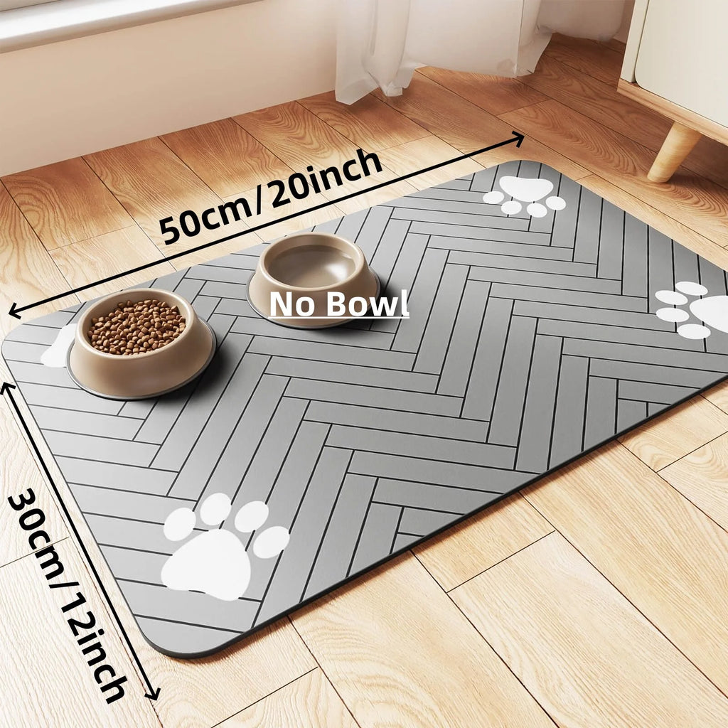 Waterproof Pet Feeding Mat – Quick-Dry Placemat for Dog & Cat Bowls