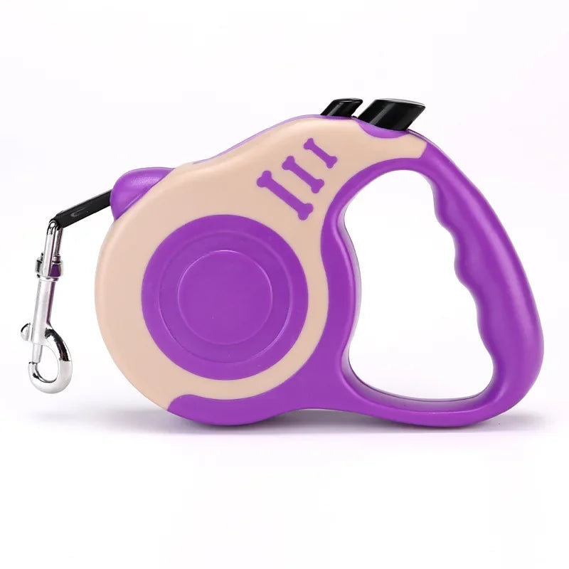 3M/5M Retractable Dog Leash - Automatic, Flexible Traction Rope for Small to Medium Pets