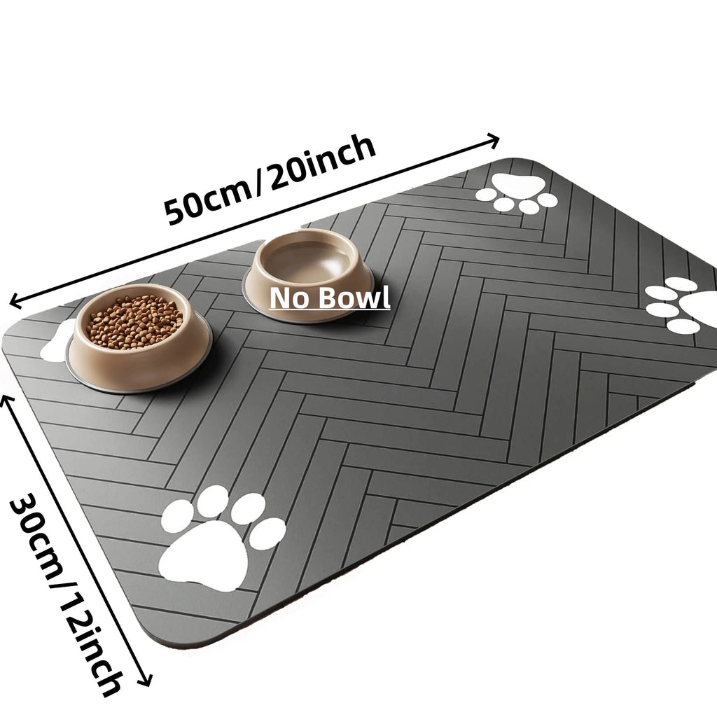 Waterproof Pet Feeding Mat – Quick-Dry Placemat for Dog & Cat Bowls