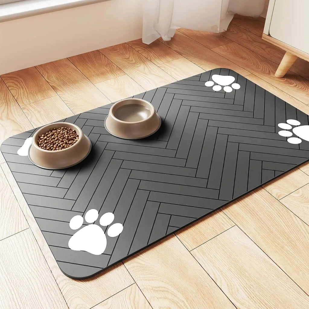 Waterproof Pet Feeding Mat – Quick-Dry Placemat for Dog & Cat Bowls