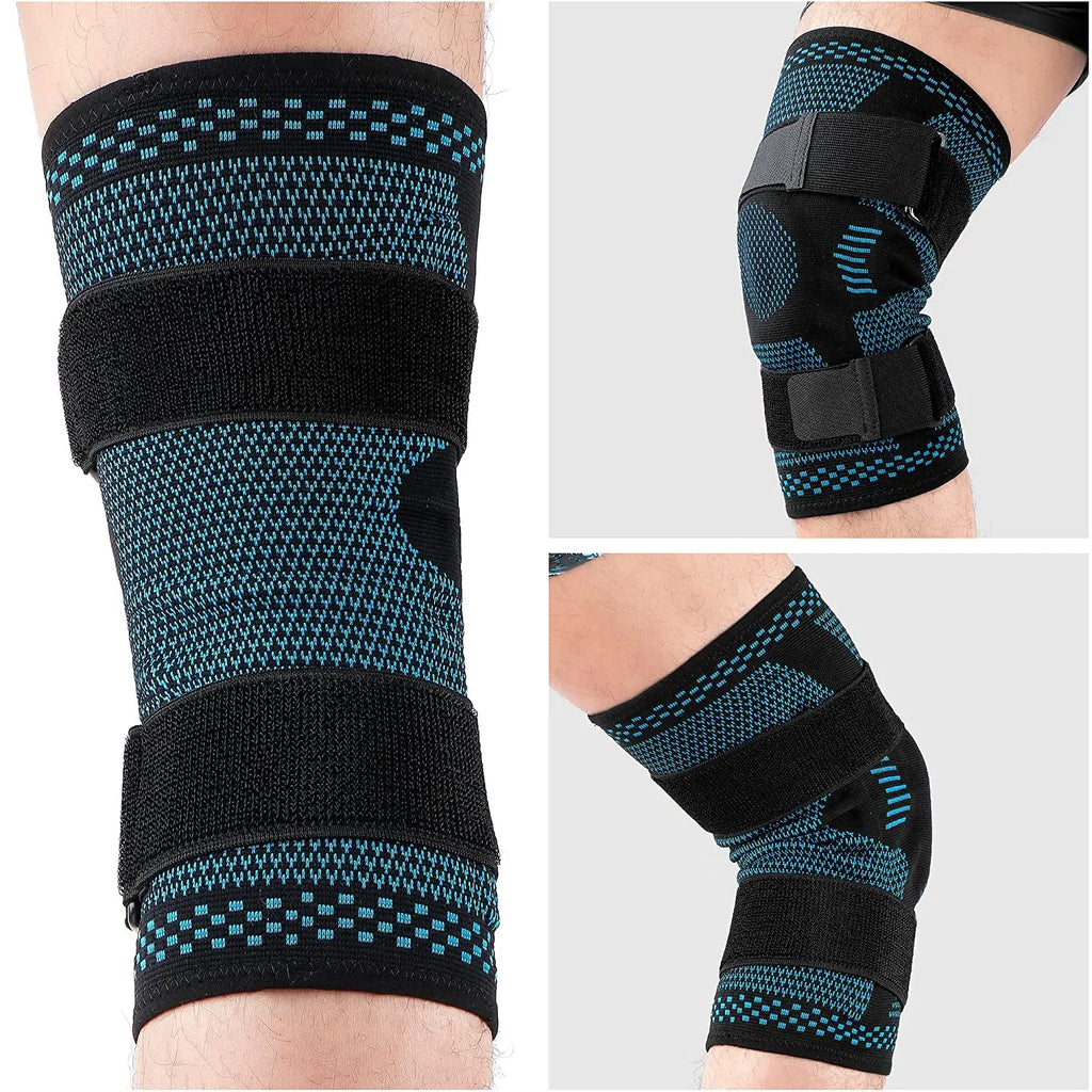 Sports Knee Brace with Side Stabilizers – Gel Patella Support for Meniscus Tears & Injury Recovery