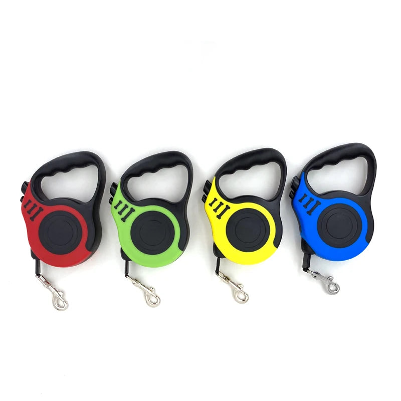 3M/5M Retractable Dog Leash - Automatic, Flexible Traction Rope for Small to Medium Pets